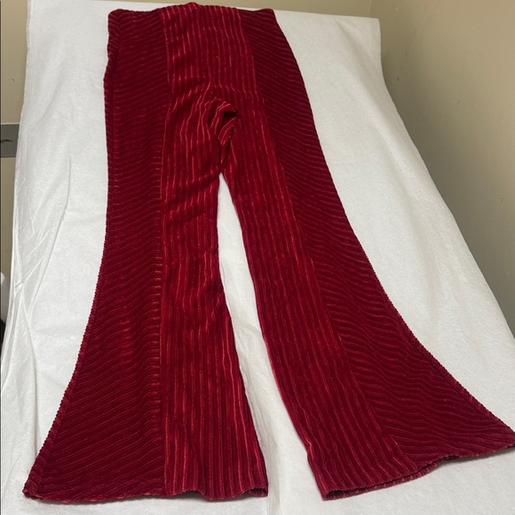 ❣️ FREE PEOPLE PENNY PULL ON VELVET PANT SALSA❣️ - Picture 15 of 15